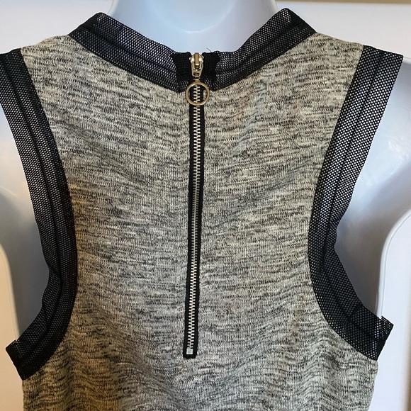 Rachel Roy Knit Racer Back Tank with Zip Sz Small - Picture 2 of 6